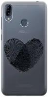 Силиконовый чехол с принтом Lovely Fingerprints для Asus Zenfone Max M2 (ZB633KL) / Асус Зенфон Макс М2