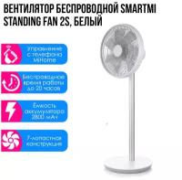 Вентилятор напольный Smartmi ZLBPLDS03ZM Standing Fan 2S Белый