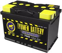 Аккумулятор Тюмень Стандарт 70 Ач ток 630А (TYUMEN BATTERY Standard) 6СТ-70L О/П (278х175х190) обратная полярность - +