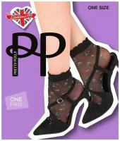 Носки Pretty Polly, 2 уп., размер S-M-L, черный