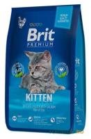 Brit Premium Cat Kitten с курицей и лососем для котят