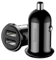 Автомобильное зарядное устройство Baseus Pro Car Charger (2хUSB 4.8A) CCALLP-01 (black)