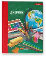 SVETOCH Дневник школьный 1-4 класс, глянцевая ламинация, A5+ 48 л. твердый переплет 60 г/кв. м School Time 48ДТ5_000040