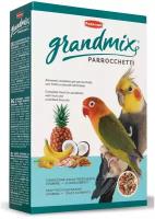 Padovan GrandMix Parrocchetti корм для средних попугаев Злаковое ассорти, 400 гр