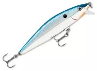 Воблер RAPALA Flat Rap 08 /SB /плавающий/ 0,9-1,8м, 8см, 7гр FLR08-SB