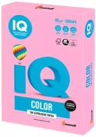 Бумага цветная А4 500 л, IQ COLOR, 80 г/м2, розовый неон, NEOPI