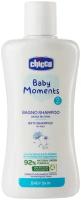 Шампунь детский для волос и тела Chicco Baby Moments для новорожденных 200 мл c календулой без слез 0+