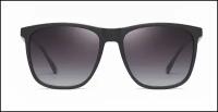 Солнцезащитные очки Glone, квадратные, поляризационные, с защитой от УФ, черный