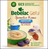 Каша Bebelac Gold молочная гречневая с черносливом, с 4 месяцев