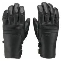 Лыжные кожаные мужские перчатки Decathlon X Wedze, черные