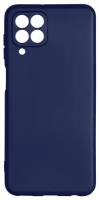 DF / Силиконовый чехол для телефона Samsung Galaxy M33 на смартфон Самсунг Галакси М33 DF sCase-143 (blue) / синий