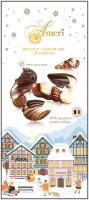 Подарочный набор Ameri Belgian Seachell Шоколадные конфеты - ракушки с начинкой пралине в новогодней упаковке, 125 г