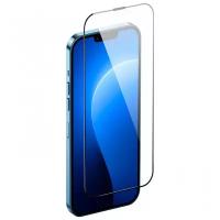 Baseus All-glass (Dust-proof) для iPhone 14 | 13 | 13 Pro (2 шт), черная рамка