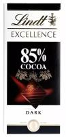 Шоколад горький Lindt Excellence 85%, 100г