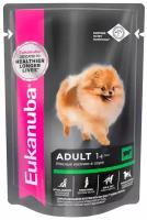 EUKANUBA DOG ADULT BEEF для взрослых собак с говядиной в соусе (100 гр х 24 шт)