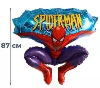 Воздушный шар Человек-паук в прыжке Spider-Man (фольгированный, 87 см)