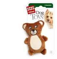 Игрушка для собак GIGWI Dog Toys Мишка с пищалкой (10 см)