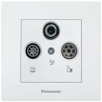 Розетка телевизионная Panasonic Karre Plus (WKTC04632WH-RU) скрыт. IP20 белый (упак:1шт)