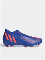 Бутсы adidas Predator Edge.3 Laceless FG, размер 7UK (40.7EU), синий/розовый