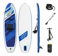 Надувная SUP-доска 2 в 1 HYDRO FORCE Oceana 10.0 (305x84x12 см) / сап доска / Sup board / сапборд / сап борд / каяк / BestWay 65350