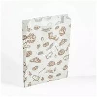 Бумажный пакет с рисунком Хлеб и выпечка, 200*60*260, 100 шт