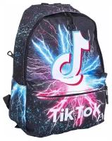 Рюкзак школьный Тик Ток - Молния (40х30х12 см)/Рюкзак для школы, для спорта и путешествий