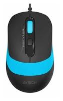 Клавиатура и мышь A4Tech Fstyler F1010 клав: черный/синий мышь: черный/синий USB Multimedia