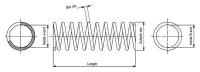 Пружина подвески задн MERCEDES-BENZ: M-CLASS ML 230/ML 270 CDI/ML 320/ML 350/ML 350/ML 400 CDI/ML 430/ML 500 98-05 MONROE SP3691 | цена за 1 шт