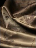 Ткань подкладочная бронзовая для одежды MDC FABRICS S472\bronze для шитья. Поливискоза, жаккард. Отрез 1 метр