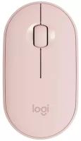 Беспроводная компактная мышь Logitech Pebble M350, светло-розовый