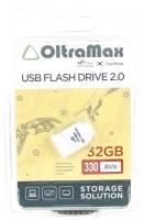 USB Flash Drive 128Gb - OltraMax 330 2.0 OM-128GB-330-White