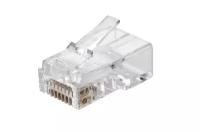 Коннектор RJ45 для витой пары разъём RJ-45 штекер TP-8P8C UTP CAT5e Ripo 10 шт в упаковке 003-400001/10