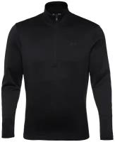 UA Armour Fleece 1/2 ZIP BK