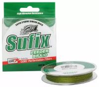 Леска плетеная SUFIX Feeder braid зеленая 100 м 0.08 мм 3,6 кг
