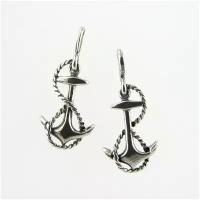 Подвеска-коннектор Nautical Anchor Sterling Silver 24 мм