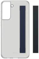 Накладка Samsung Slim Strap Cover для Samsung Galaxy S21 FE G990 EF-XG990CBEGRU серая