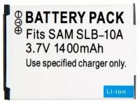 Аккумуляторная батарея для фото и видеокамеры Samsung Digimax ES (SLB-10A) 3,7V 1400mAh Li-ion