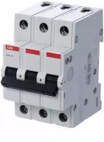 Автоматический выключатель ABB 3P 6A (C) 4,5кА, BMS413C06 Basic M, 2CDS643041R0064