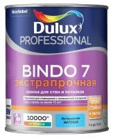 Матовая моющаяся интерьерная краска Dulux BINDO 7, 1л, белая, BW