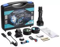 Комплект охотника тактический дальнобойный фонарь Olight Warrior X Turbo KIT