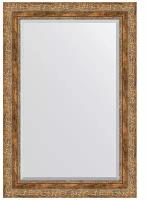 Зеркало с фацетом в багетной раме поворотное Evoform Exclusive 65x95 см, виньетка античная бронза 85 мм (BY 3436)