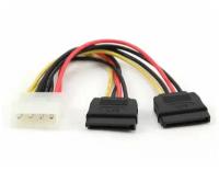 Bion Кабель питания 2xSerial ATA - Molex 15 см. [BXP-SATA-PSY-15CM]