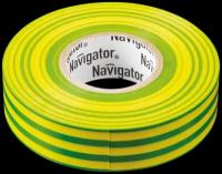 Изолента Navigator 71 115 NIT-A19-20/YG жёлто-зелёная