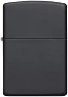 Оригинальная бензиновая зажигалка ZIPPO Classic 218 с покрытием Black Matte