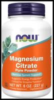 NOW Magnesium Citrate 227 гр / Нау Магния Цитрат 227 гр