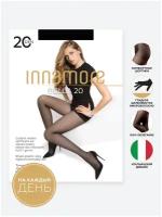 Колготки Innamore Bella 20 XXL, цвет nero, черный, размер XXL, базовые колготки на каждый день, капроновые с шортиками, 20 ден