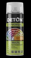 Эмаль Deton Universal быстросохнущая, RAL 7024 графитовый серый, глянцевая, 520 мл