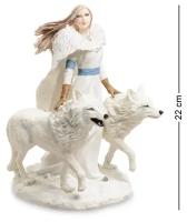 WS-264 Статуэтка Девушка и волки 