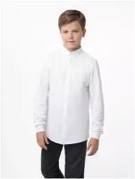 Рубашка для мальчика Winkiki школьная WJB82236 белый 128 размер
