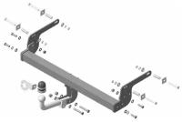 Фаркоп Motodor на Рено Дастер 2021-2022, арт:91710-A-4